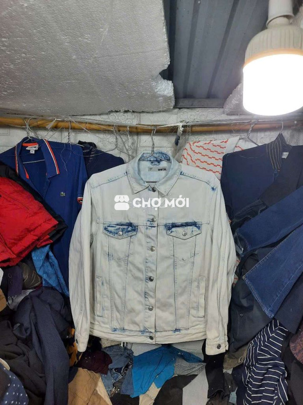 Khoác jeans hiệu **moto topshop** turkey++Mới:95%