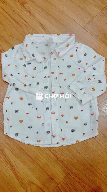 Áo sơ mi HM cho bé từ 5-8 kí