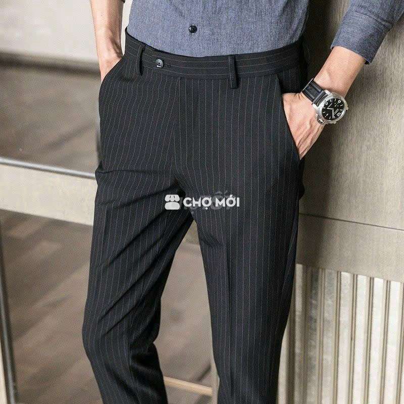 Quần âu kẻ cho nam