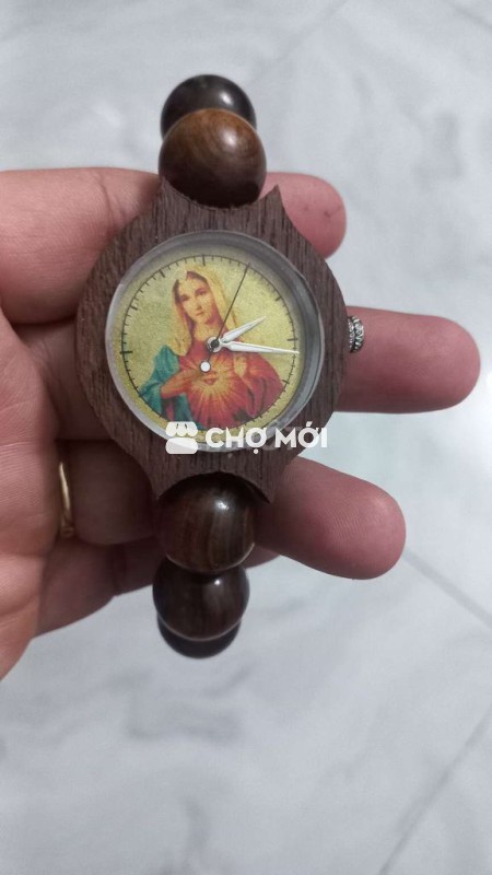 Đồng hồ nam CW cơ cót tay Đức mẹ Maria size 40mm