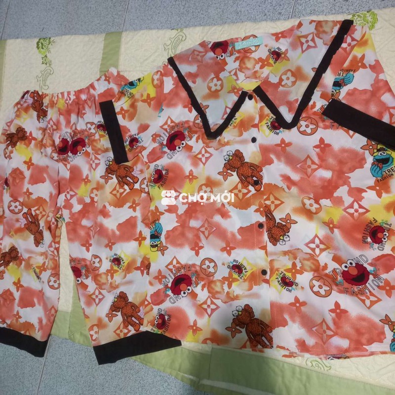 Combo 2 bộ pijama lửng 55kg đổ lại