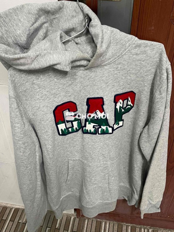 áo hoodie GAP xám