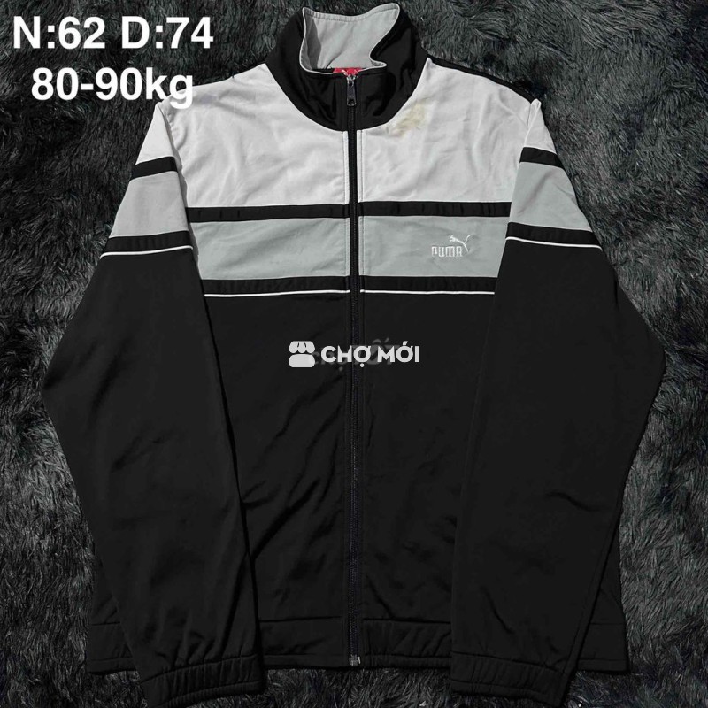 khoác thể thao Puma logo thêu 80-90kg
