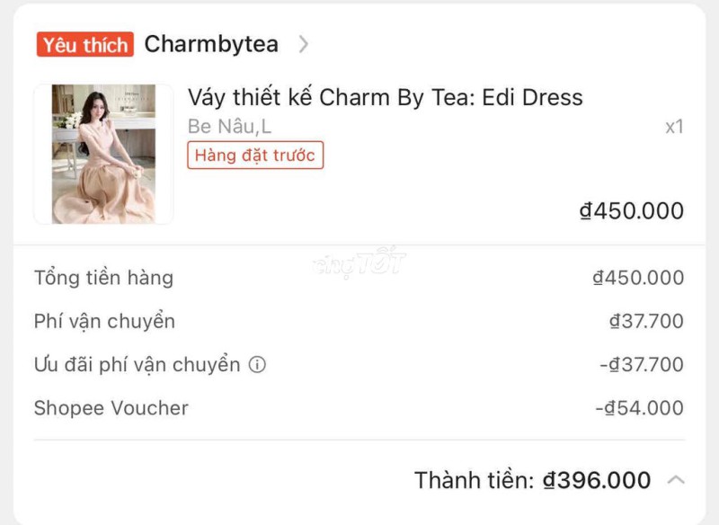 Váy thiết kế Edi Dress - Charm By Tea