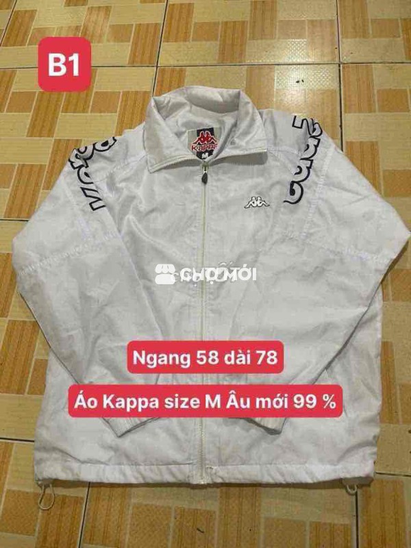 áo khoát kappa chinh hãng size M Âu mới 99%