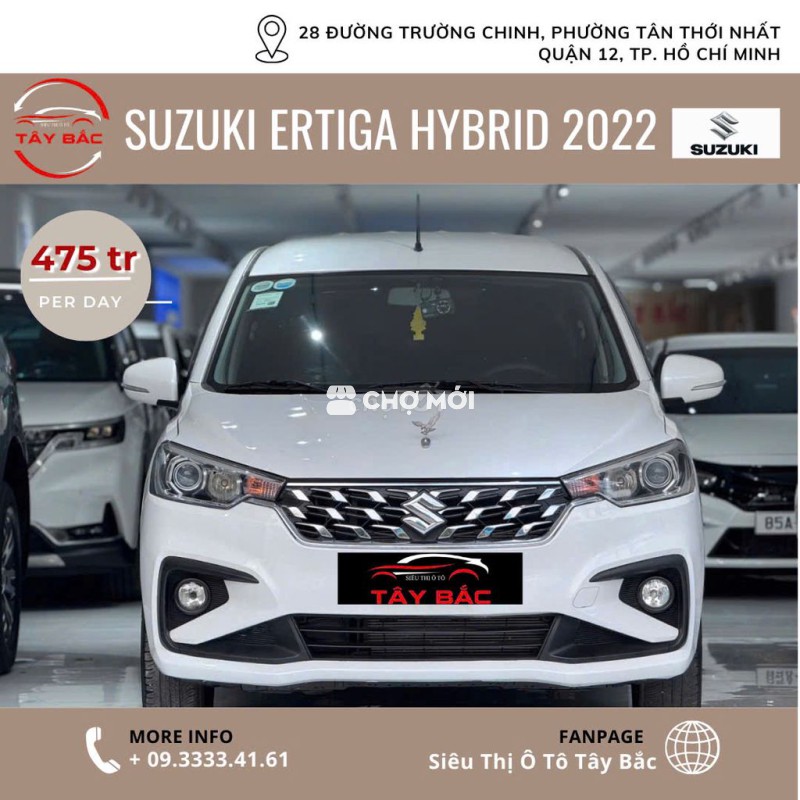 Suzuki Ertiga Hybrid 2022 bản cao cấp siêu đẹp