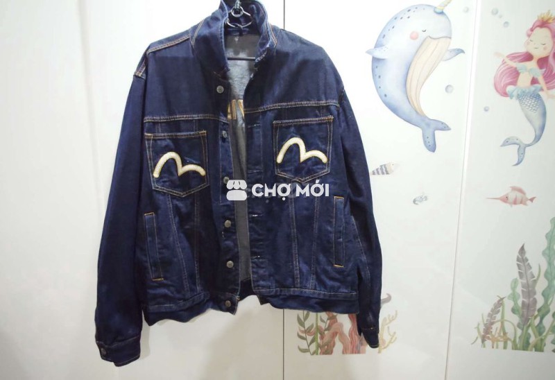 Pass áo jean hiệu Evisu size xxl