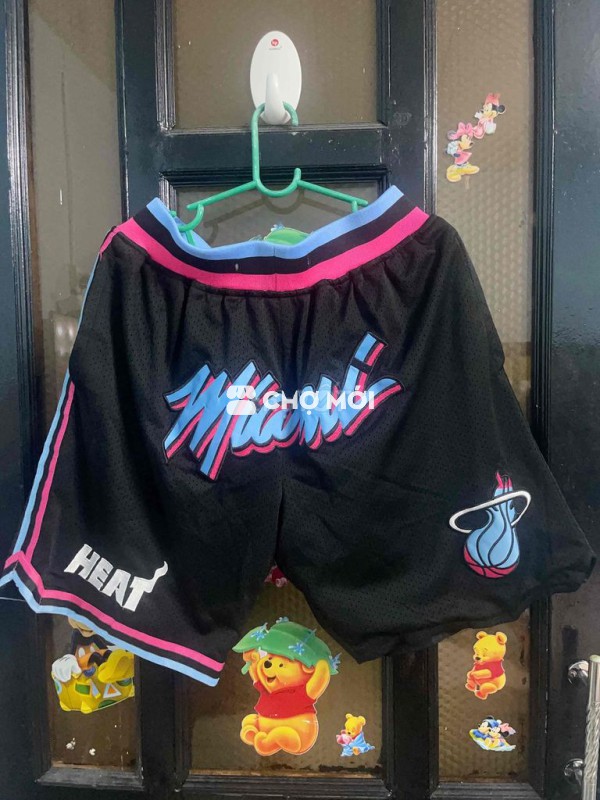 Quần short bóng rổ nam Miami sz L thanh lý