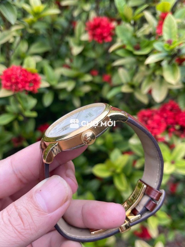 Đồng hồ Tissot nam dây da nâu vàng