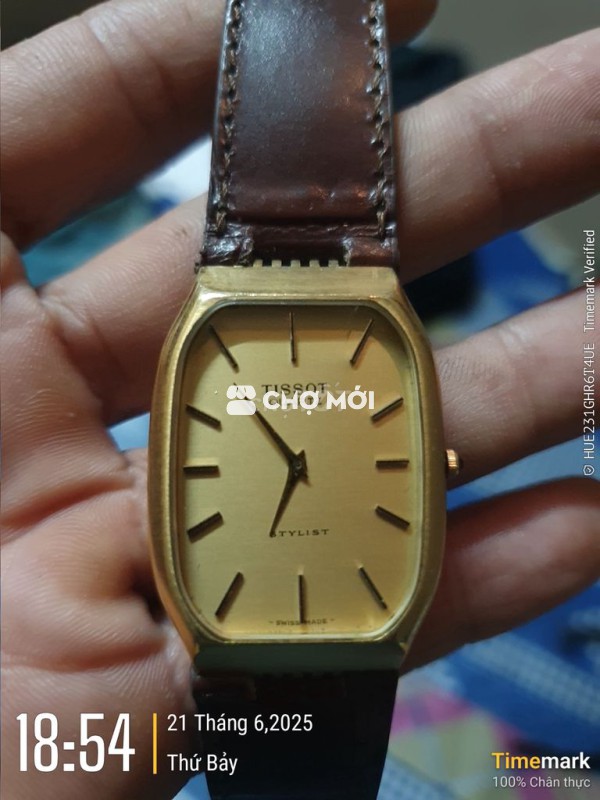 Đồng hồ Tissot thụy sĩ mạ vàng