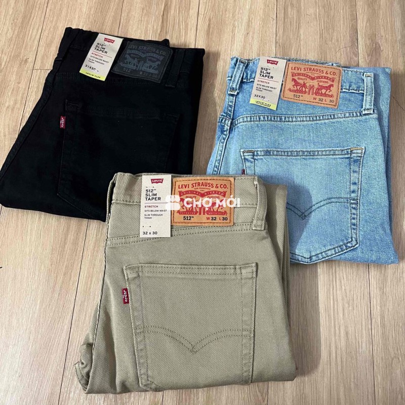 QUẦN JEANS LEVI 512 SLIMTAPER CHÍNH HÃNG