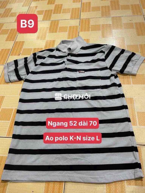 4 áo polo size M  100k 1c