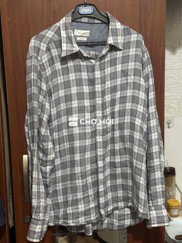 Áo sơ mi vải lanh Massimo Dutti mặc cực kì mát
