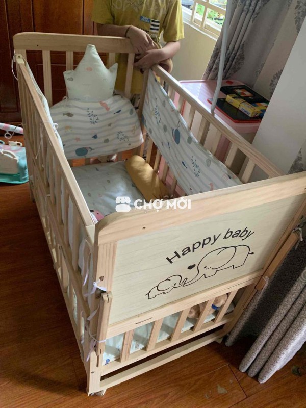 nôi gỗ cho bé