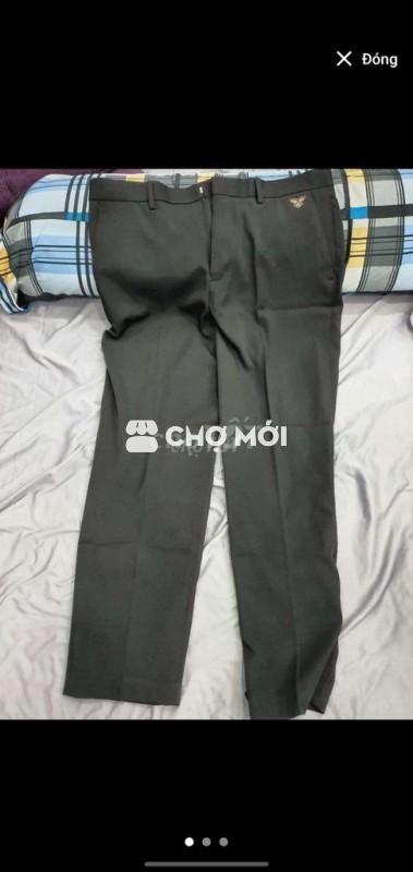 Quần âu nam vải đen size 33
