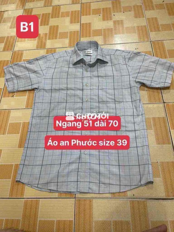 5 áo so mi size L