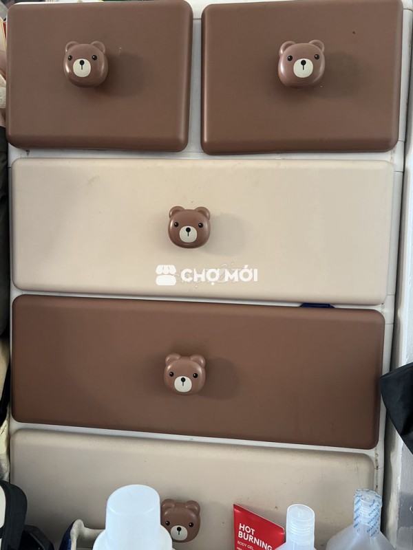 Tủ Gấu Nhựa Cho Bé