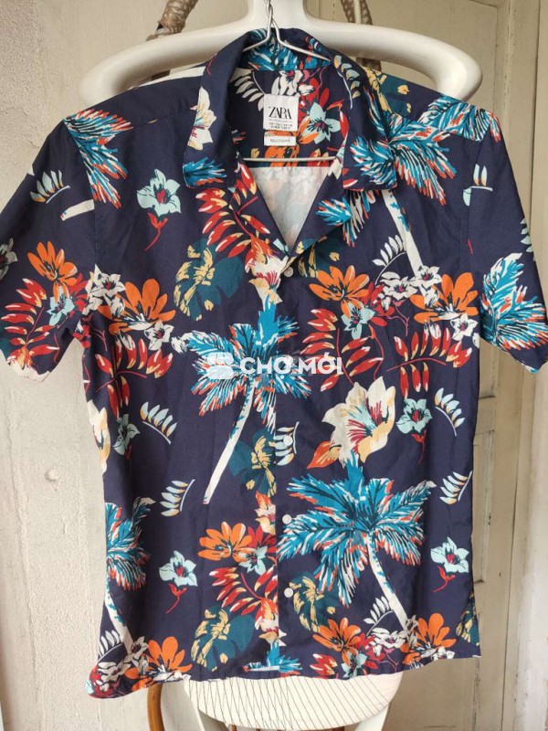 Sơ mi cộc tay Zara sz S