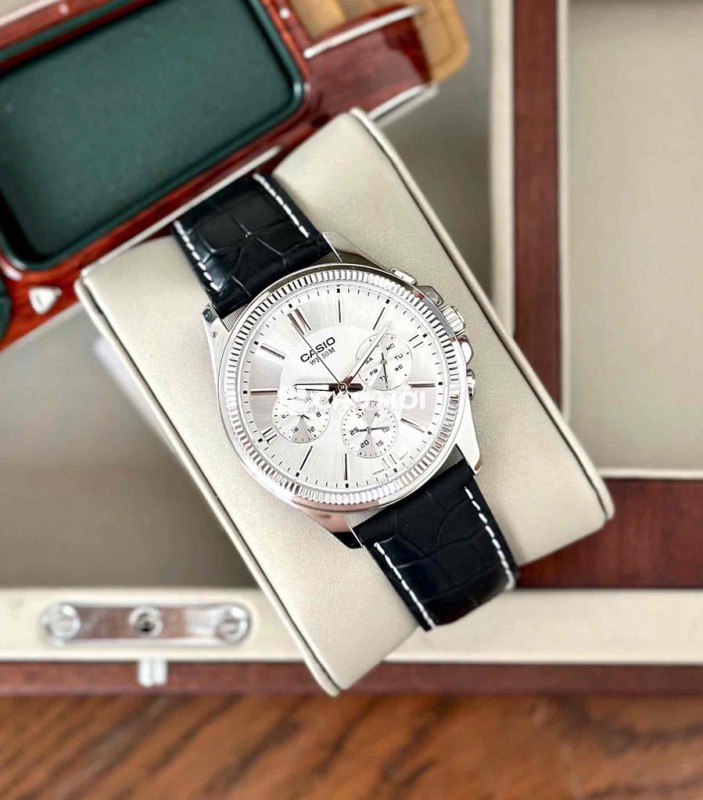 Đồng Hồ Casio MTP-1375L-7AVDF Ba Mặt Số Phụ, Giá S