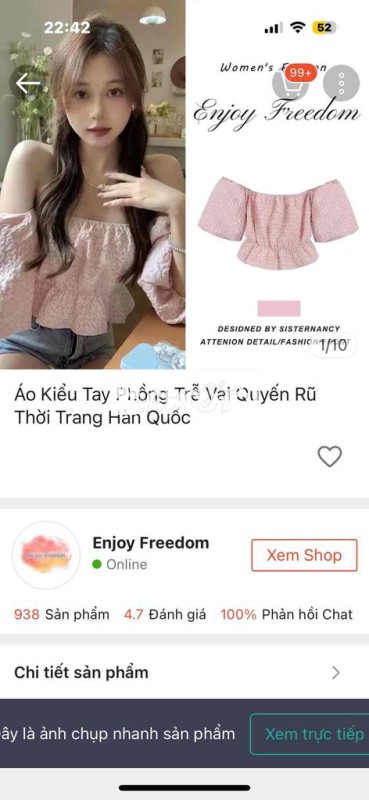 áo trễ vai