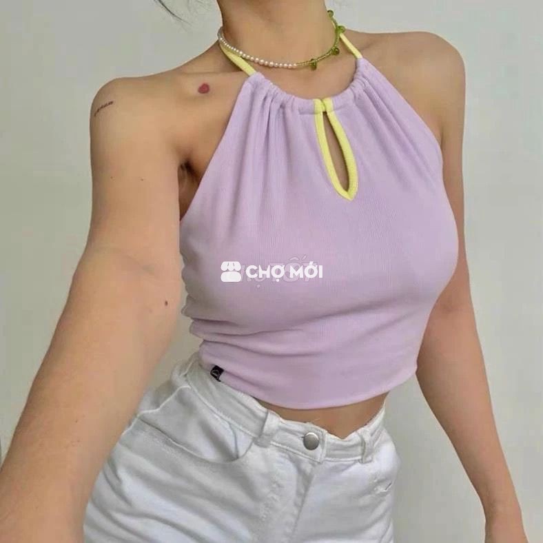 Croptop yếm mùa hè freesize