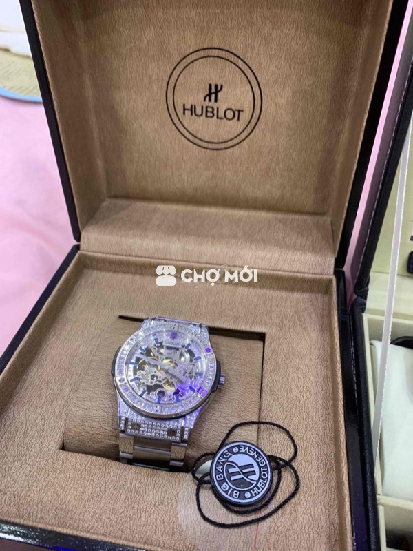 Đồng Hồ Hub cơ automatic full đá