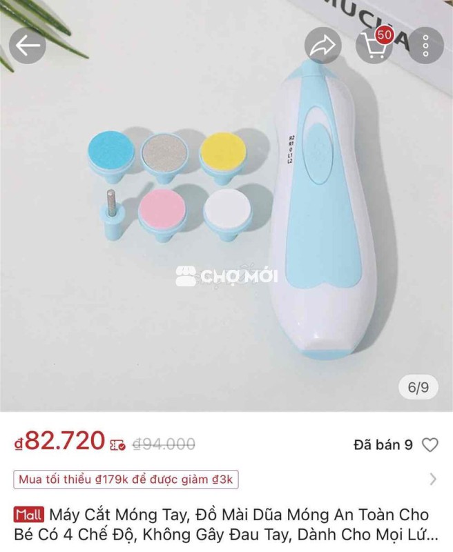 Dũa móng / mài móng cho bé