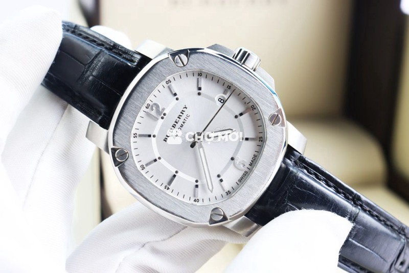 ĐH Nam : Burberry Britain Automatic Dây Da Fullbox