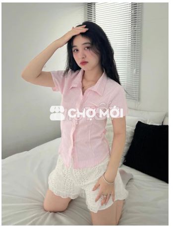 Áo Sơ Mi Chiết Eo 𝑩𝒚𝒄𝒂𝒎𝒄𝒂𝒎