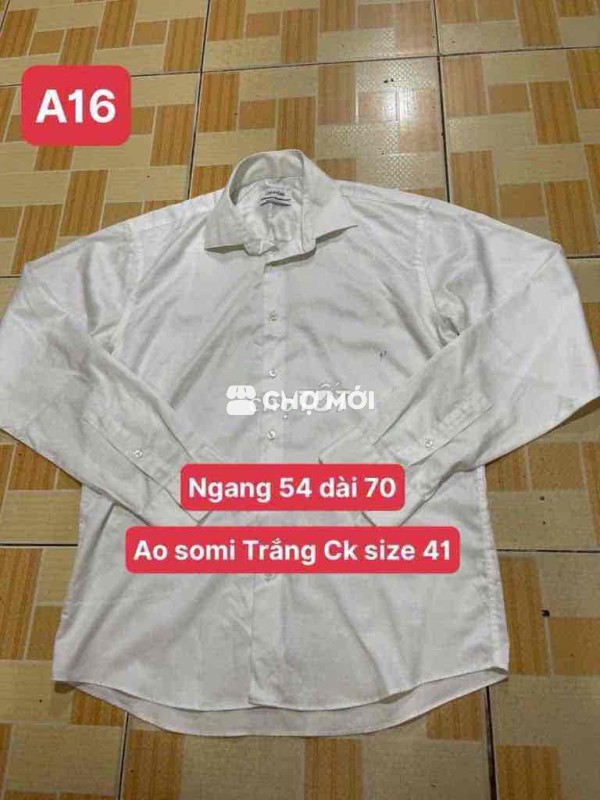 Áo Trắng CK size 31