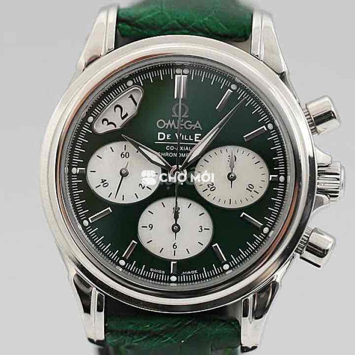 Omega deville size 36mm xanh lục bảo