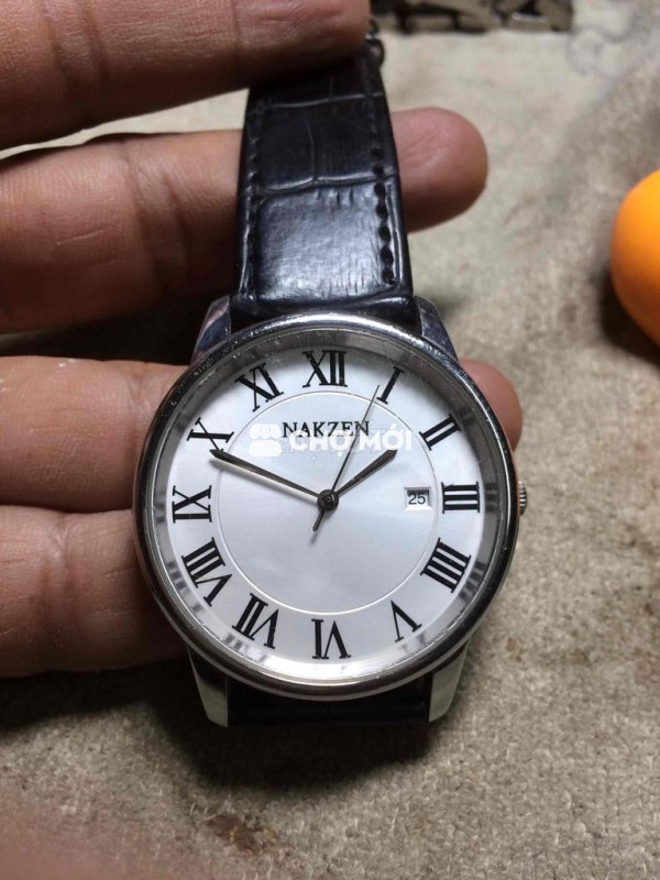 đồng hồ nhật dây da