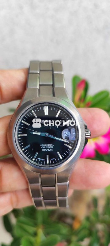 Đồng hồ Seiko Calendar Titanium nội địa Nhật Bản
