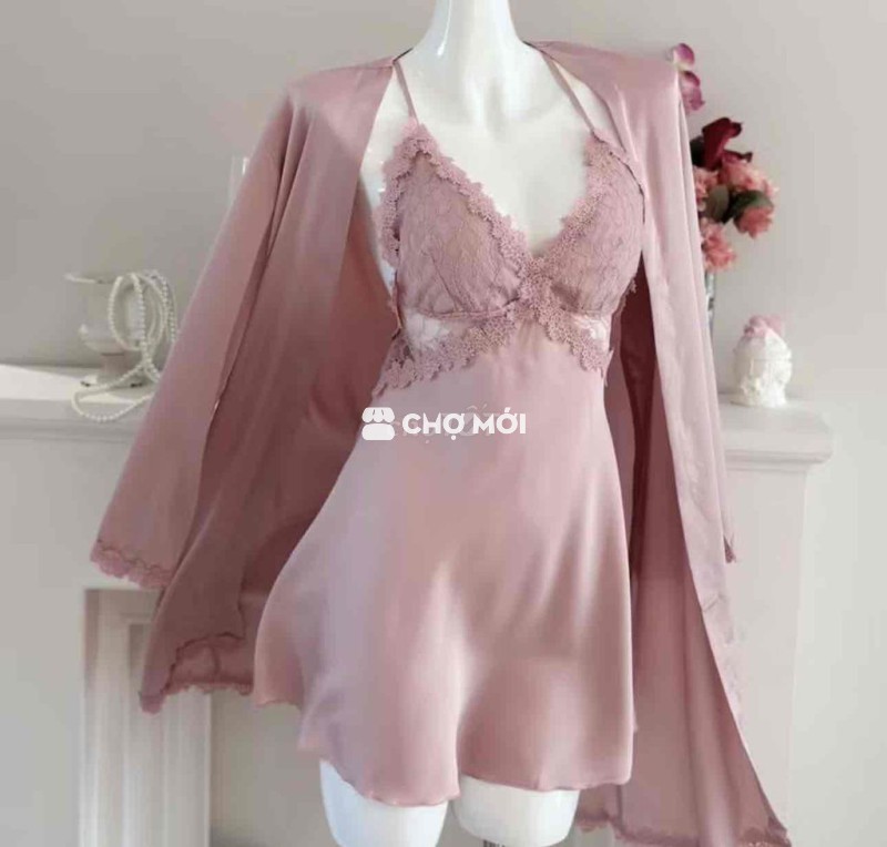 Váy ngủ sexy có mút ngực