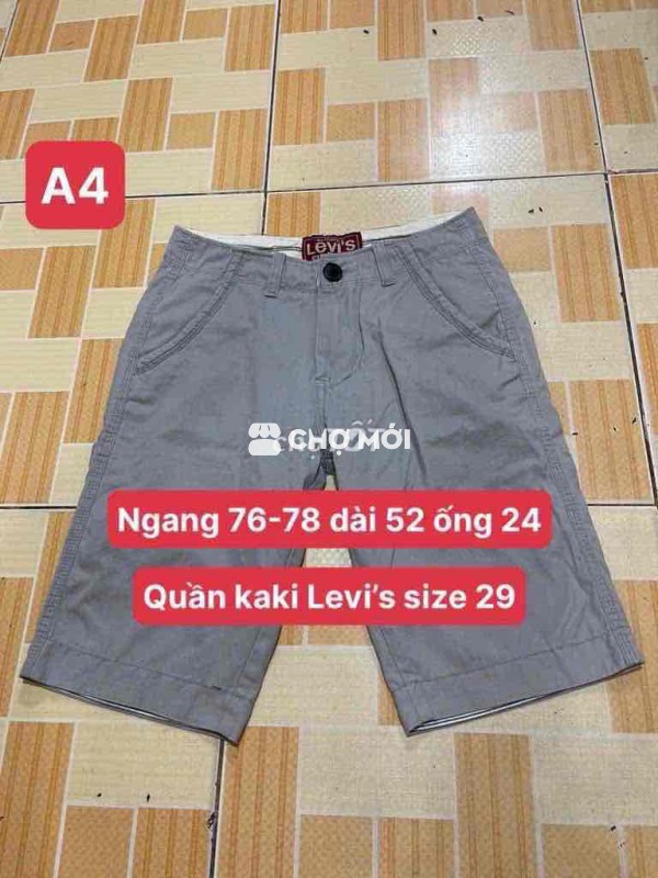 Quần sọt kaki Levi’s size 29