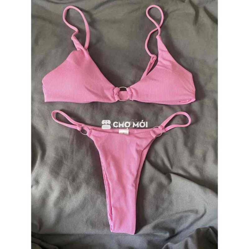 Set Bikini 2 mảnh Basic khoen ngực