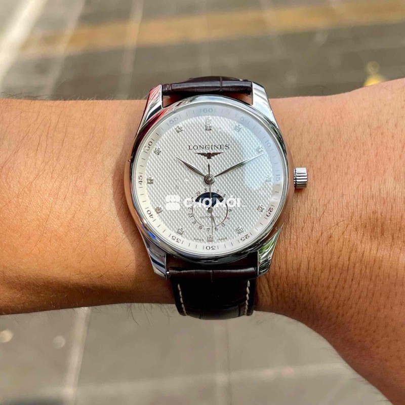 Long Master Moonphase Diamond 40MM