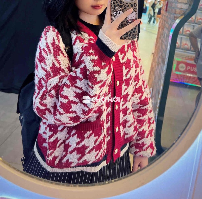 Cardigan mùa đông size từ 60kg đỗ lại