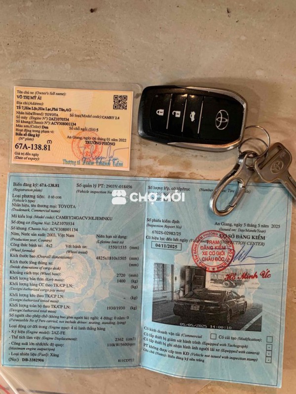 Toyota Camry 2003 2.4G 2003 - 170000 km