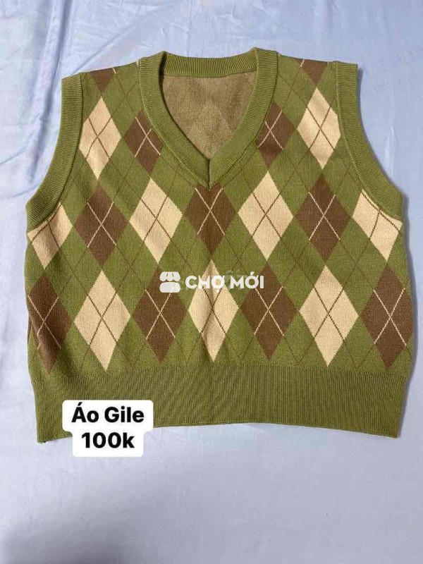 Áo Gile Vải Mịn Cute