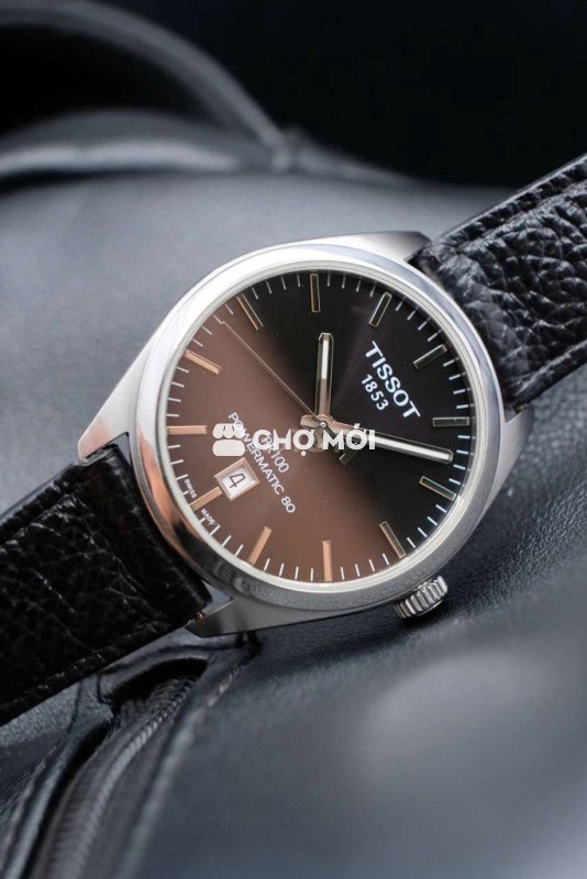 Đồng hồ Tissot pr100 pw80 mặt đenlôi cuốn nam tính
