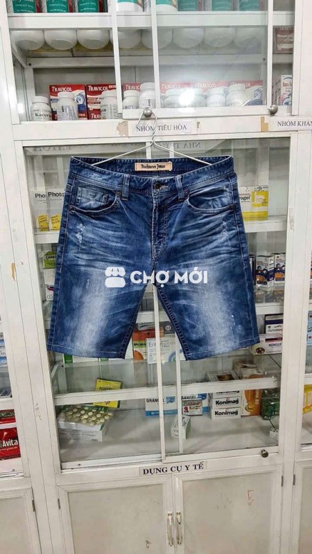 Quần shot janes Bục caroo màu xanh