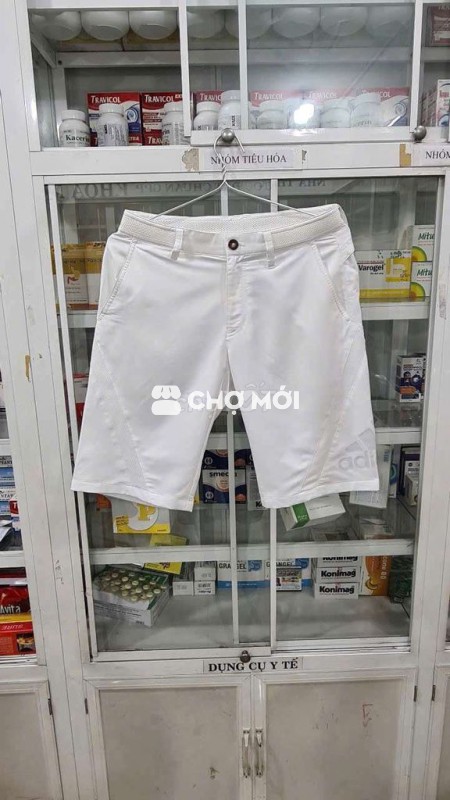 Quần shot thể thao Abidas golf màu   trắng như mới