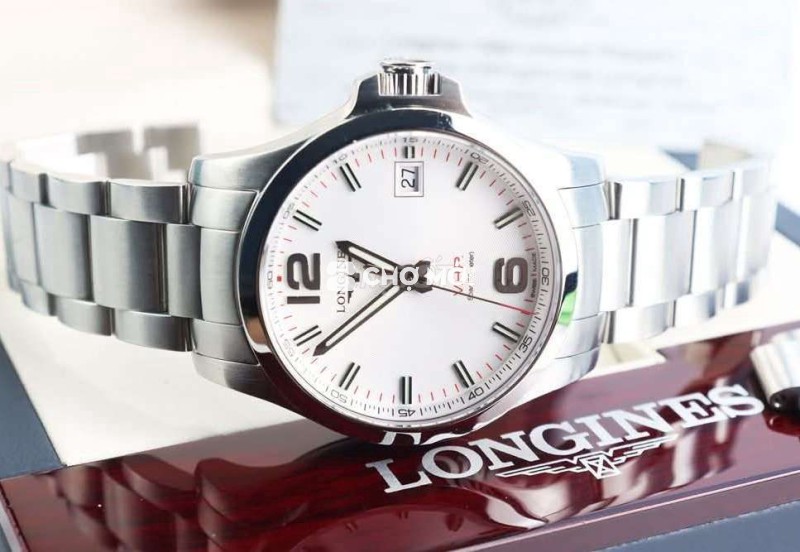 Longines Conquest lịch vạn niên 41mm zin Fullset