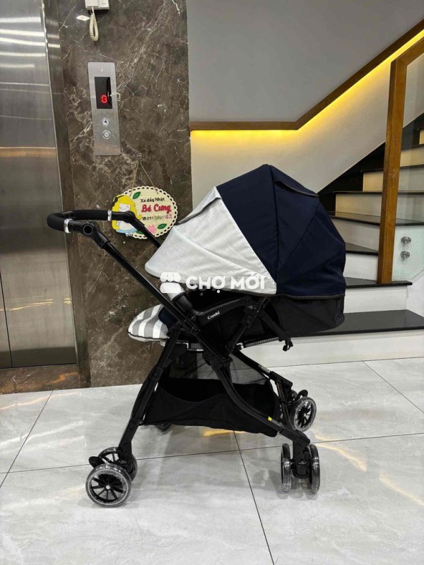 xe đẩy combi sogocal light compact 4cas navy phối
