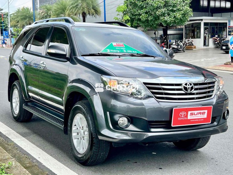 Fortuner Xăng 1 Cầu 2014 màu Xám - Giá Còn Giảm