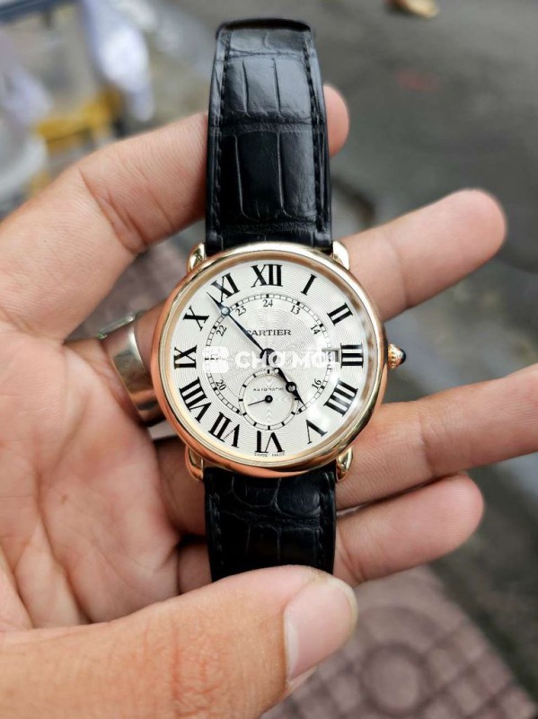 Cartier Ronde Louis vàng hồng 18k