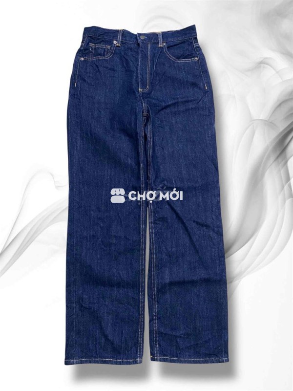 Raw Denim Pants Gu Indigo