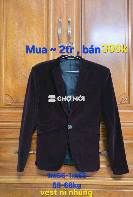 Vest nhung mua 2 triệu