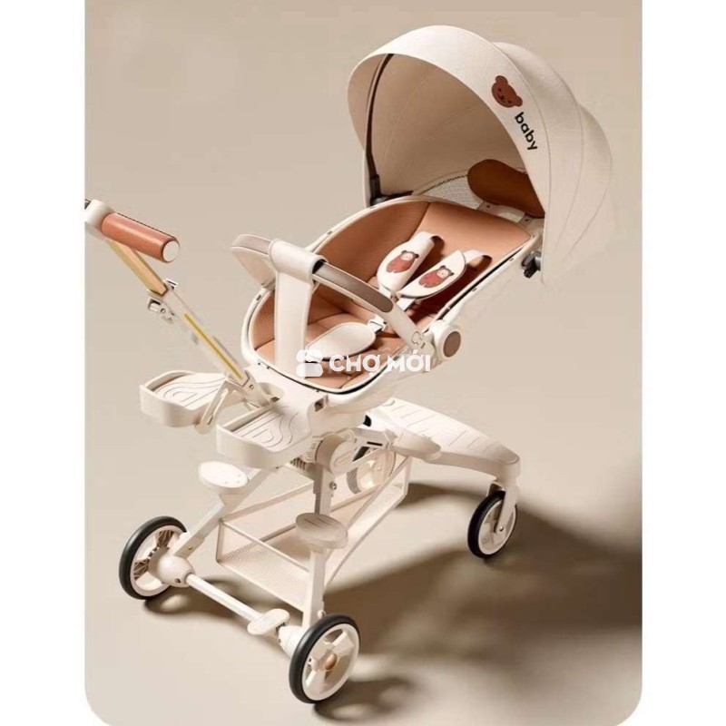 Xe đẩy 2 chiều 3 tư thế cho bé mã BW-6549